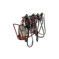 Dört Sağım Çift Güğüm Süt Sağım Makinesi 80 Litre Elektronik (Yağlı)