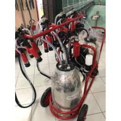 Dört Sağım Çift Güğüm Süt Sağım Makinesi 80 Litre Elektronik (Yağlı)
