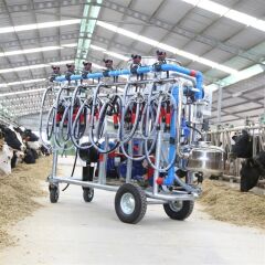 Sekiz Sağım Mobil Sağımhane Sistemi (Elekronik Pulsatörlü)