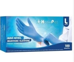 Extra Kalın Nitril Eldiven L